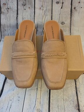 Lucky Brand Tawny Tan Loafer Mule Womens Size 9